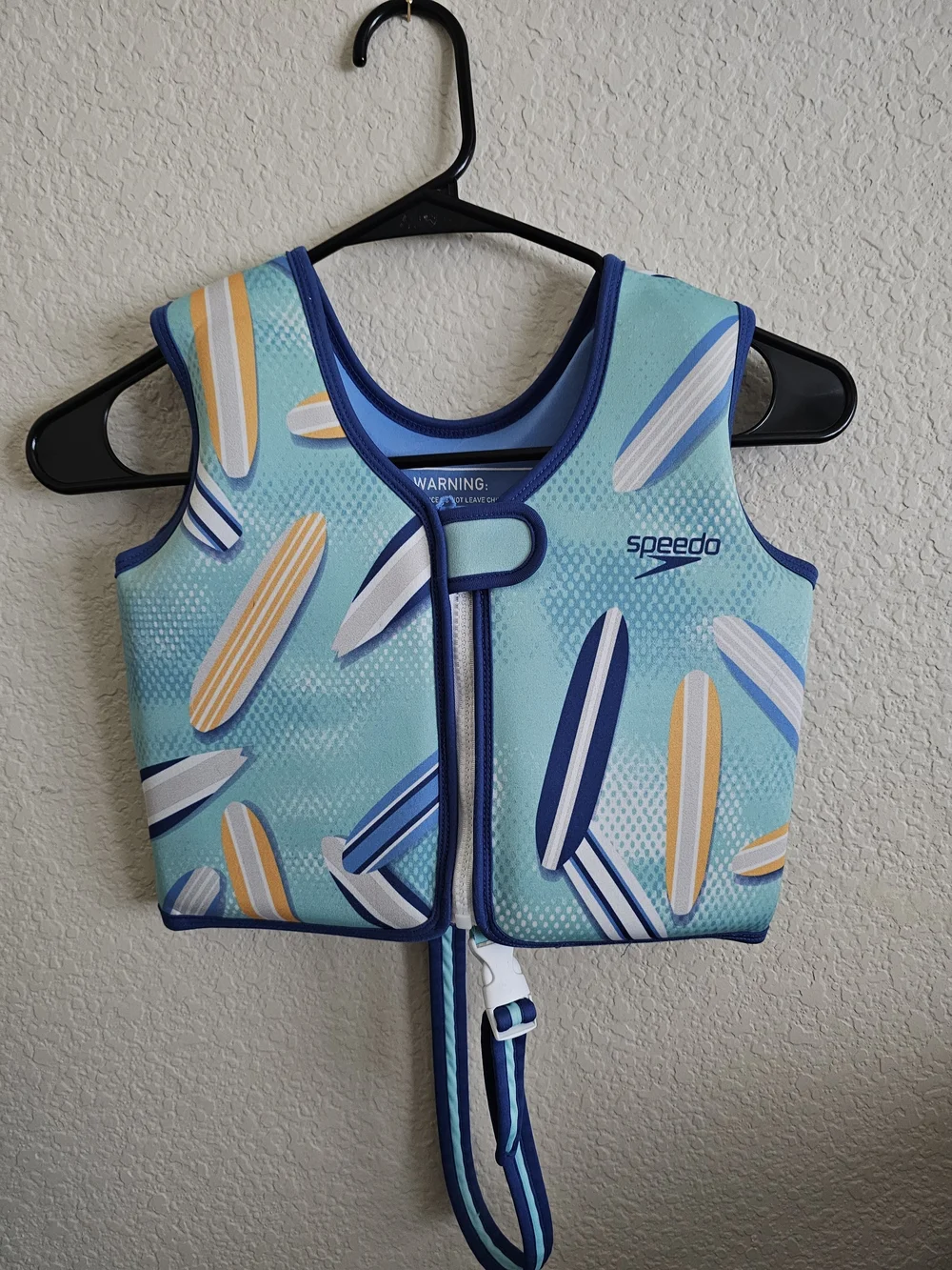 Speedo Kids' Aqua Blue Surfboard Swim Vest 4-6 Years